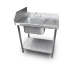 0.9m Stainless Steel Single Sink