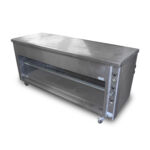 1.91m Stainless Steel Appliance Cupboard
