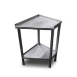0.46m Stainless Steel Corner Table