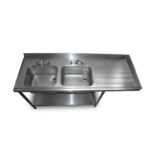 1.9m Stainless Steel Double Sink