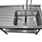 1.2m Stainless Steel Dishwasher Sink With Wash Arm