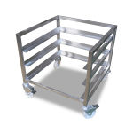 0.59m Low Stainless Steel Appliance Racking