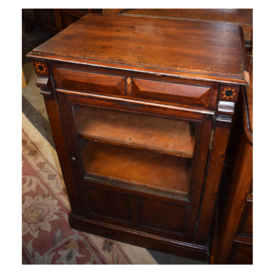 Small Glass Fronted Cabinet.
