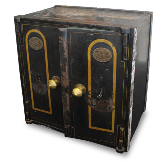 S. WITHERS & Co Antique Two Door Safe