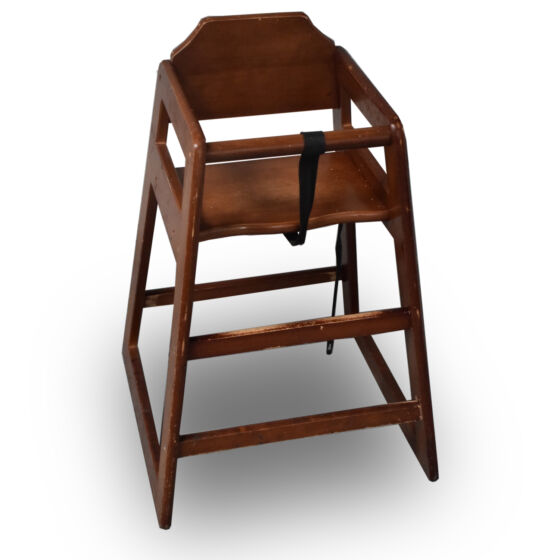 9x Wooden High Chairs