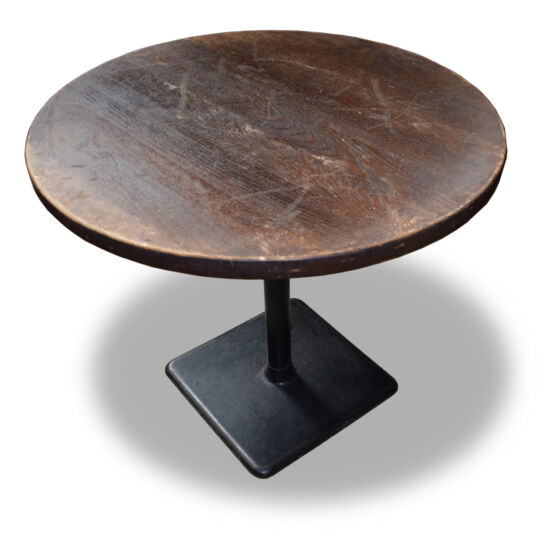 x3 Round Darkwood Tables