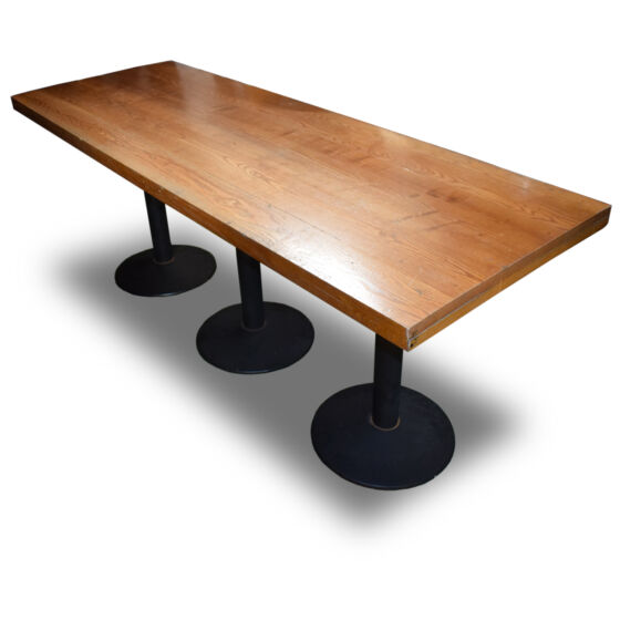 2m Large Light Wood Table