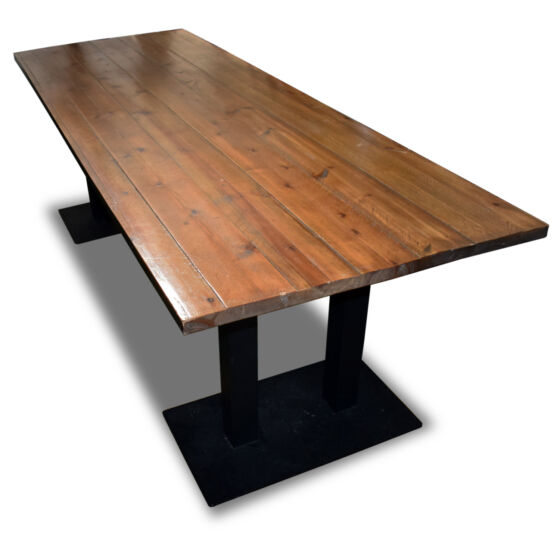 x2 2.5m Dark Wood Tables