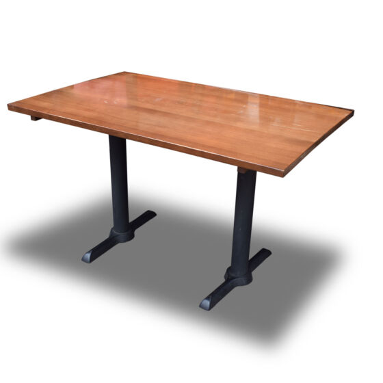x2 1.2m Dark Wood Table