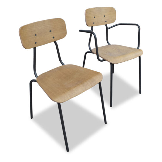 x17 Light wood Café Chairs