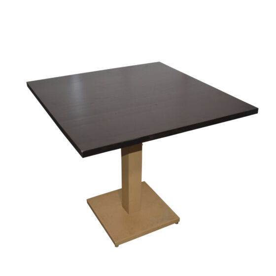 x 14 Square block table with gold stand