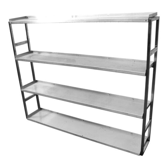 1.7m Stainless Steel Shelving