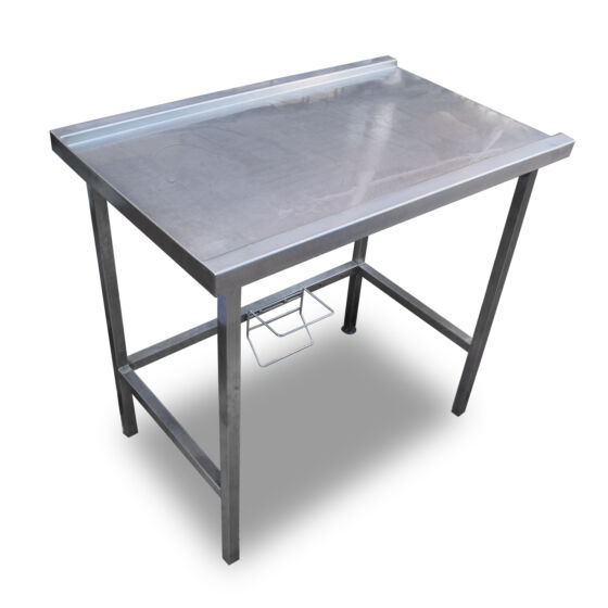 0.9m Stainless Side Dishwasher Table