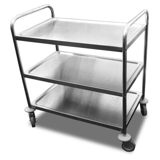 0.8m Stainless Steel Trolley