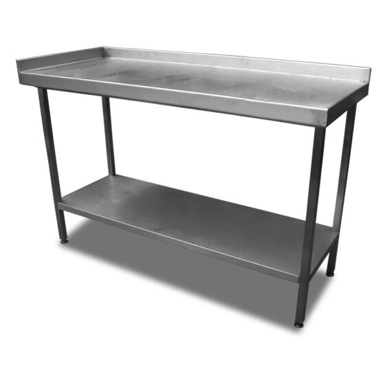 1.5m Corner Stainless Steel Table