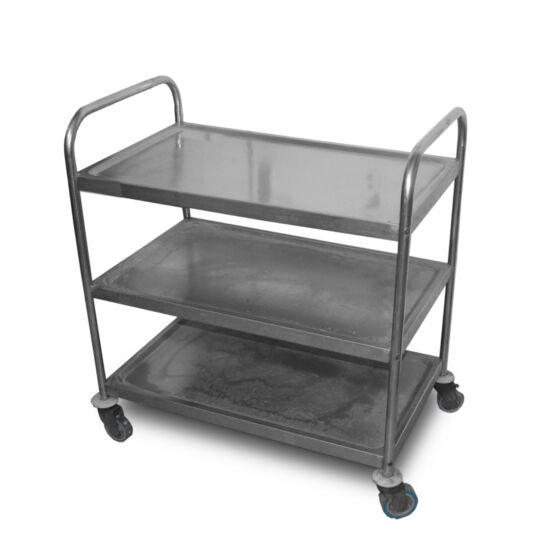 0.85m Stainless Steel Trolley