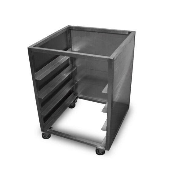 0.58m Stainless Steel Diswasher Basket Trolley