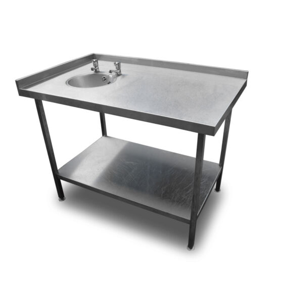 1.2m Stainless Steel Handwash Table