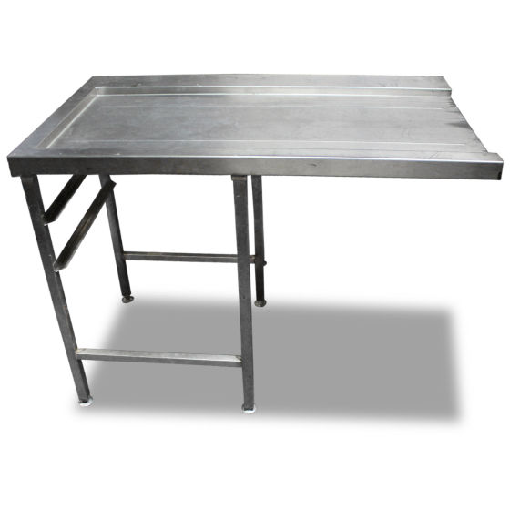 1.2m Stainless Steel Dishwasher Side Table