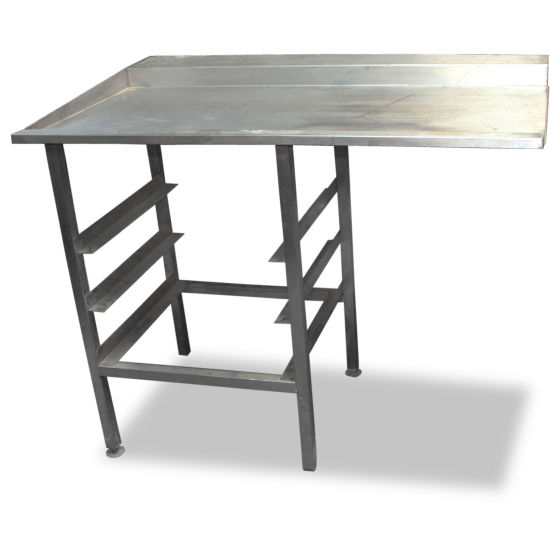1.15m Stainless Steel Dishwasher Side Table