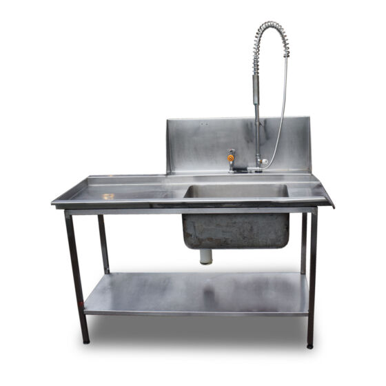 1.5m Stainless Steel Dishwasher Sink