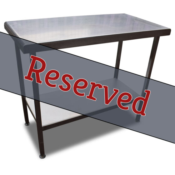 1m Stainless Steel Table