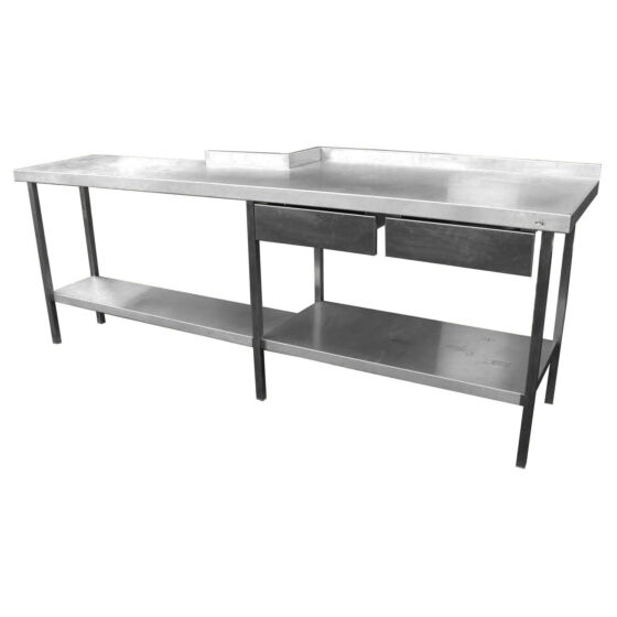 2.2m Stainless Steel Table
